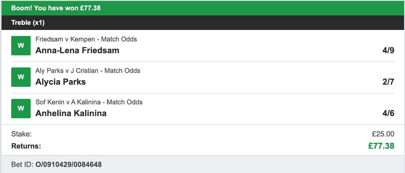 Tennis Tips Masters - Multi Winner - 2022-12-08
