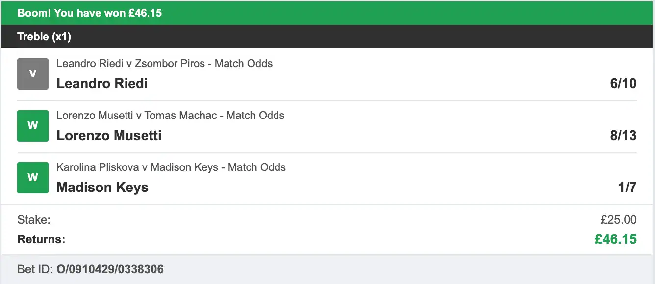 Tennis Tips Masters - Winner Multi - 2026-01-23