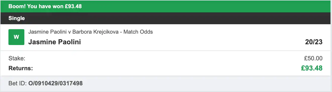 Tennis Tips Masters - Winner 1 - 2025-08-14