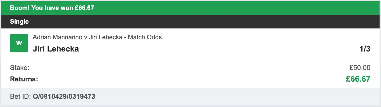 Tennis Tips Masters - Winner 1 - 2025-08-31