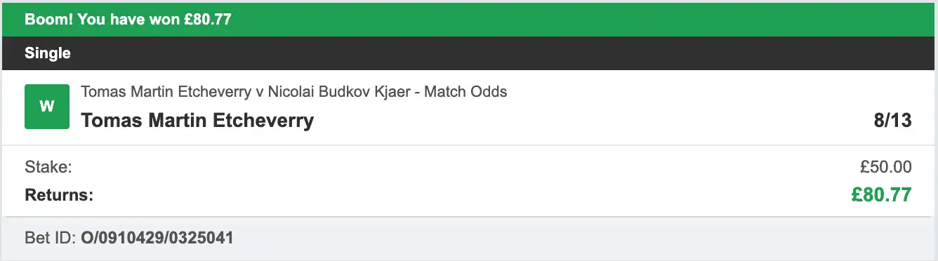 Tennis Tips Masters - Winner 1 - 2025-10-21