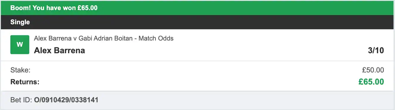 Tennis Tips Masters - Winner 3 - 2026-01-22