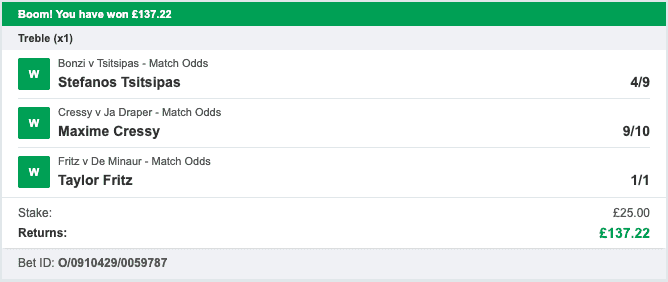 Tennis Tips Masters - Multi Winner - 2022-06-24