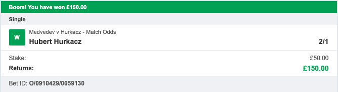 Tennis Tips Masters - Winner 2 - 2022-06-19