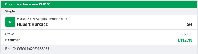 Tennis Tips Masters - Winner 3 - 2022-06-18