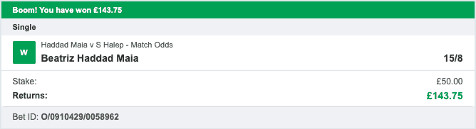 Tennis Tips Masters - Winner 2 - 2022-06-18